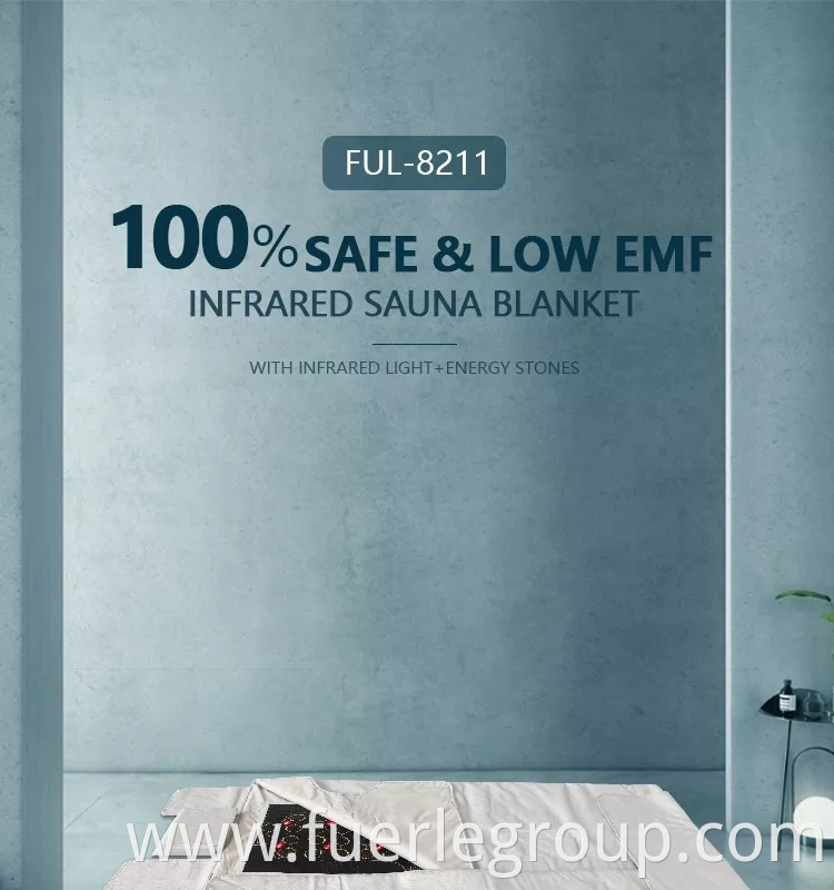Portable 360surround heating Infrared sauna blanket 3 zone professional sauna blanket for detox and slimming
